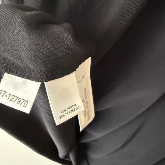 Ann Taylor LOFT Size 4 Black shift long sleeve mini Dress - Picture 6 of 9